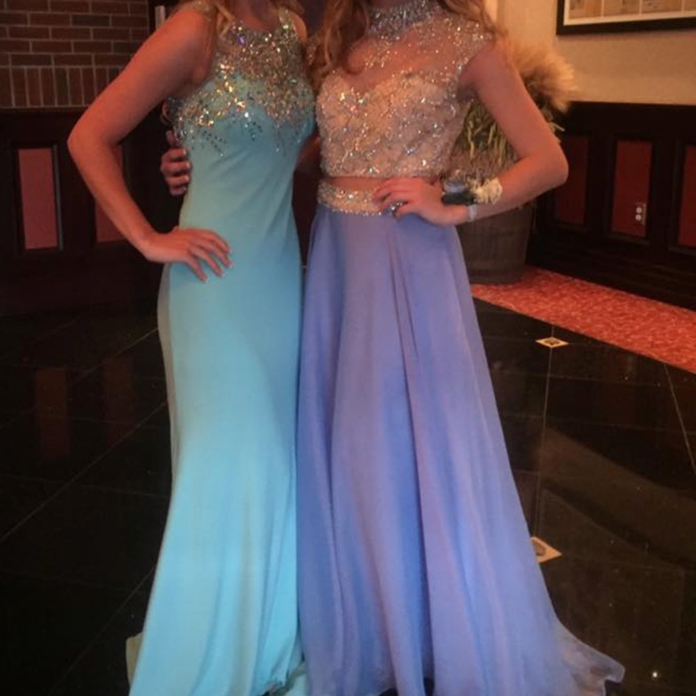 Two-Piece Prom Dress - Picture 3 of 5